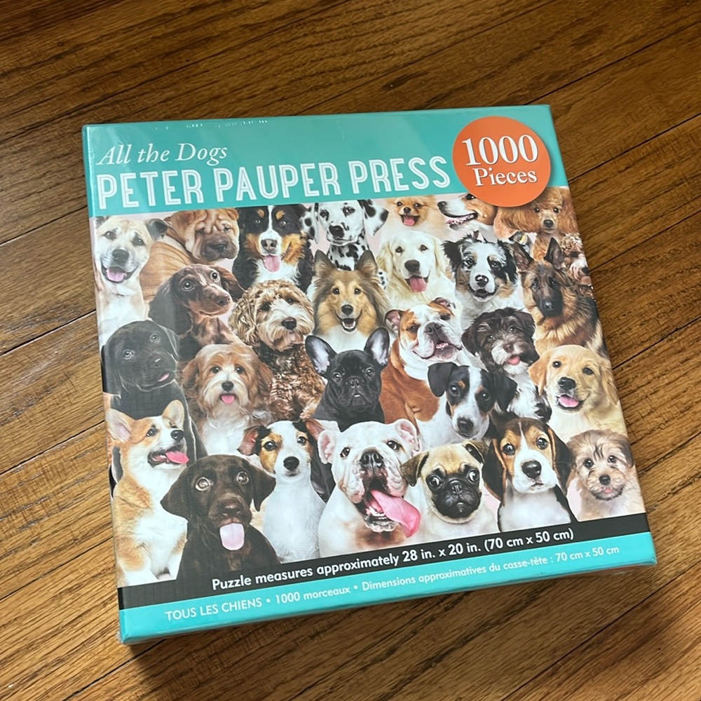NWT All the Dogs Peter Pauper Press Puzzle 1000 pieces